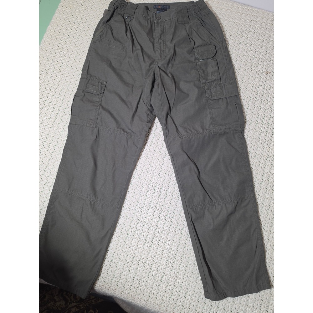 5.11 Tactical Cargo Pants Mens 32x32 Olive Green Ripstop Utility